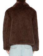 ecopelliccia collo maxi moro - 9minutes - pelliccia