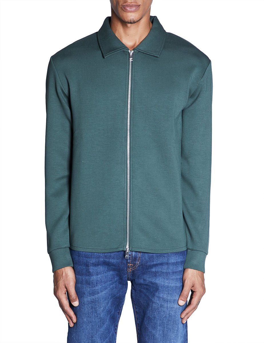 felpa emanuel half zip deep forest - selected - felpa