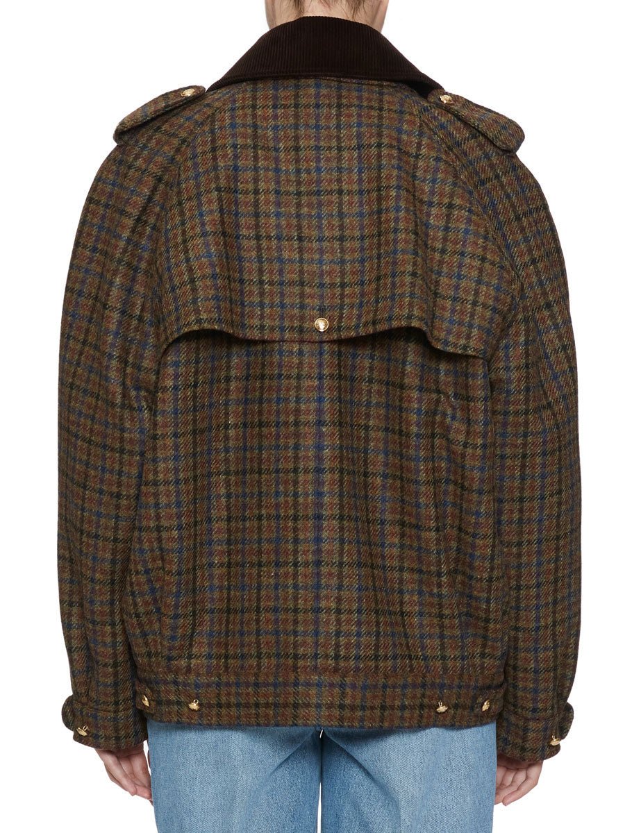 giacca amandira chausie green mix - blaze - trench