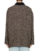 giacca clelia brown white - blaze - giacca