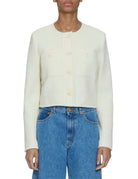 giacca cropped brynn cowrie - ulla johnson - giacca