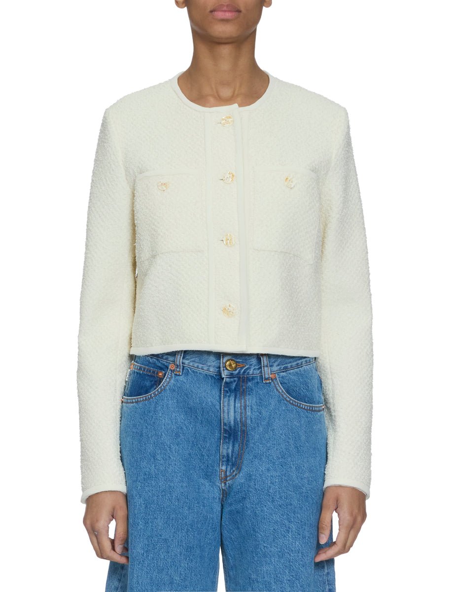 giacca cropped brynn cowrie - ulla johnson - giacca