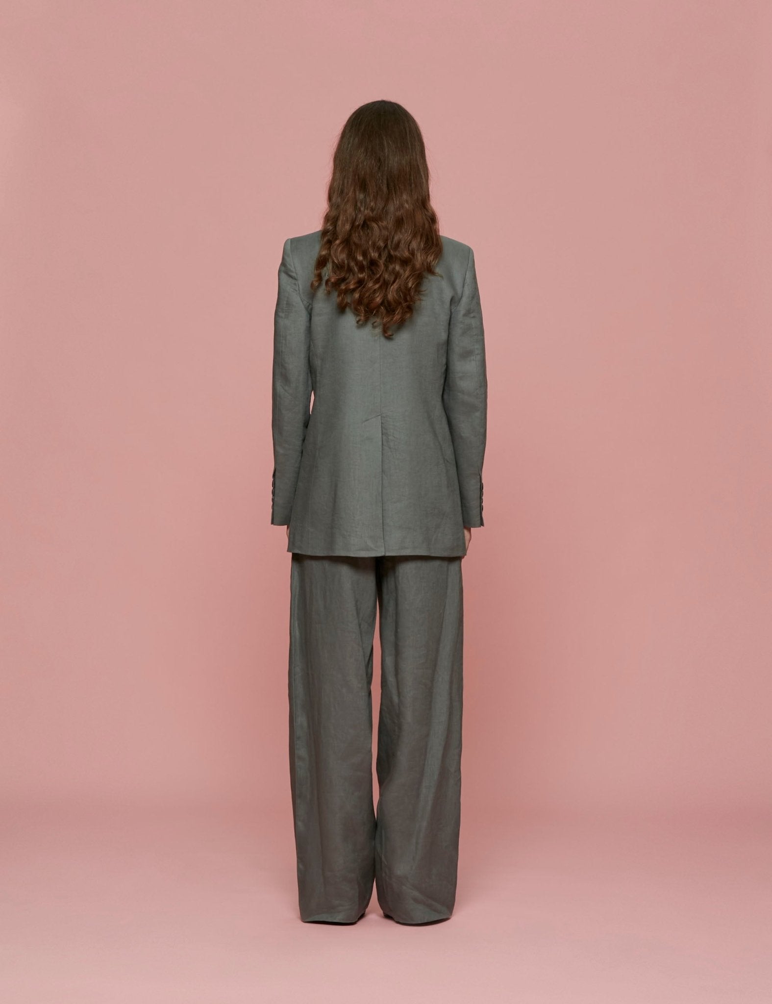 giacca lino over piombo - blufrida - blazer