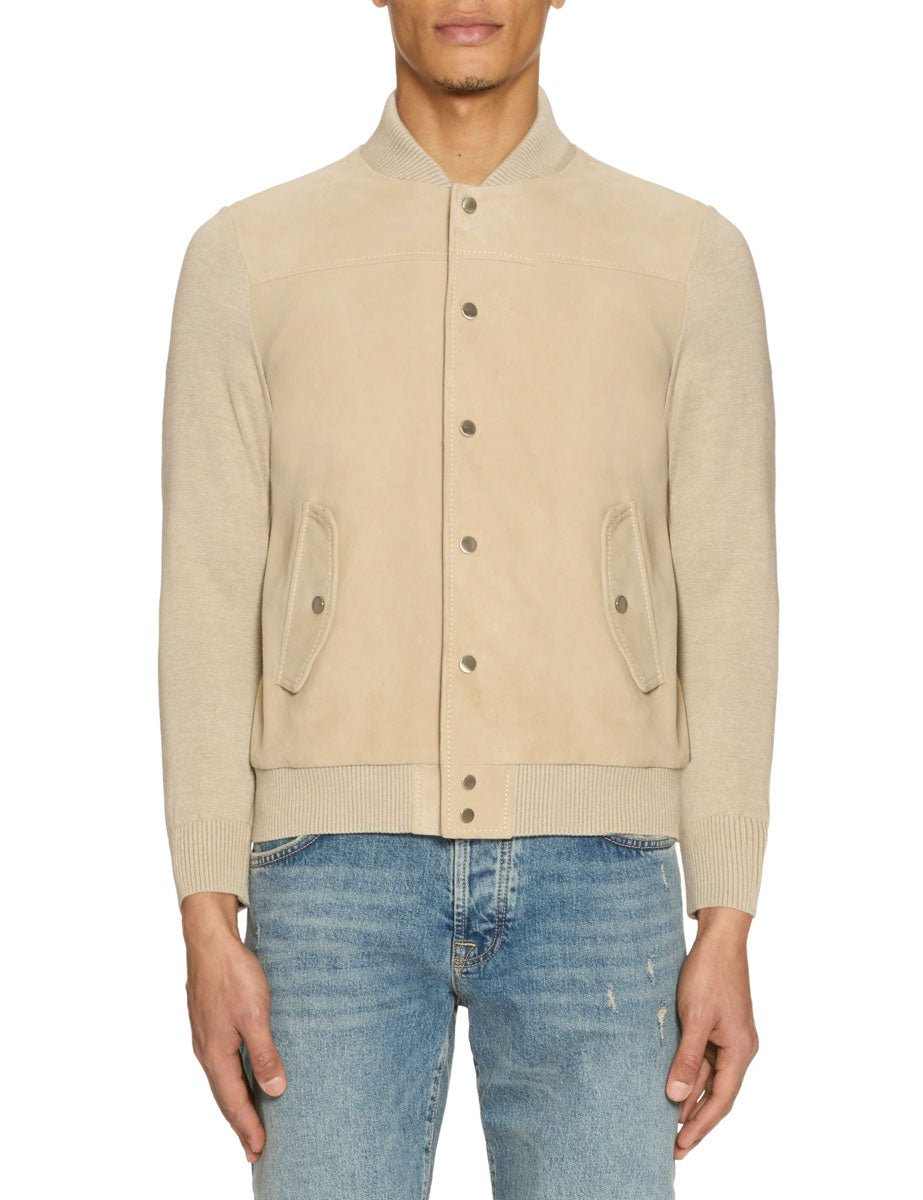 giacca maglia columbia cream - the jack - giacca