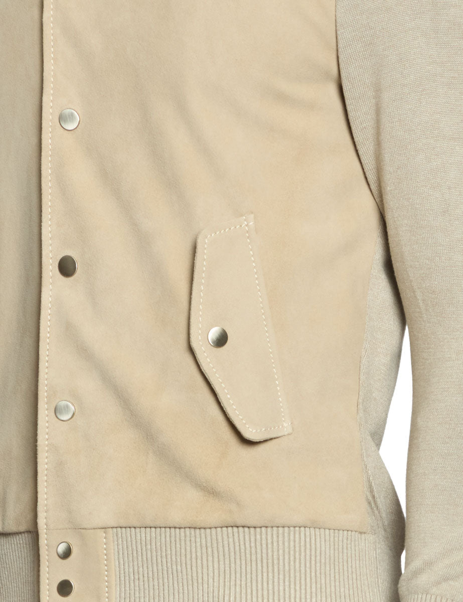 giacca maglia columbia cream - the jack - giacca