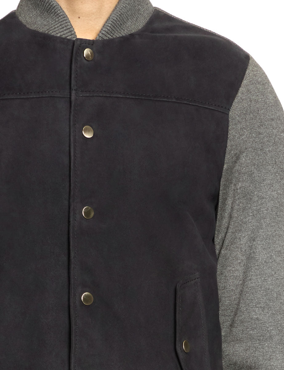 giacca maglia columbia dark blu grey - the jack - giacca