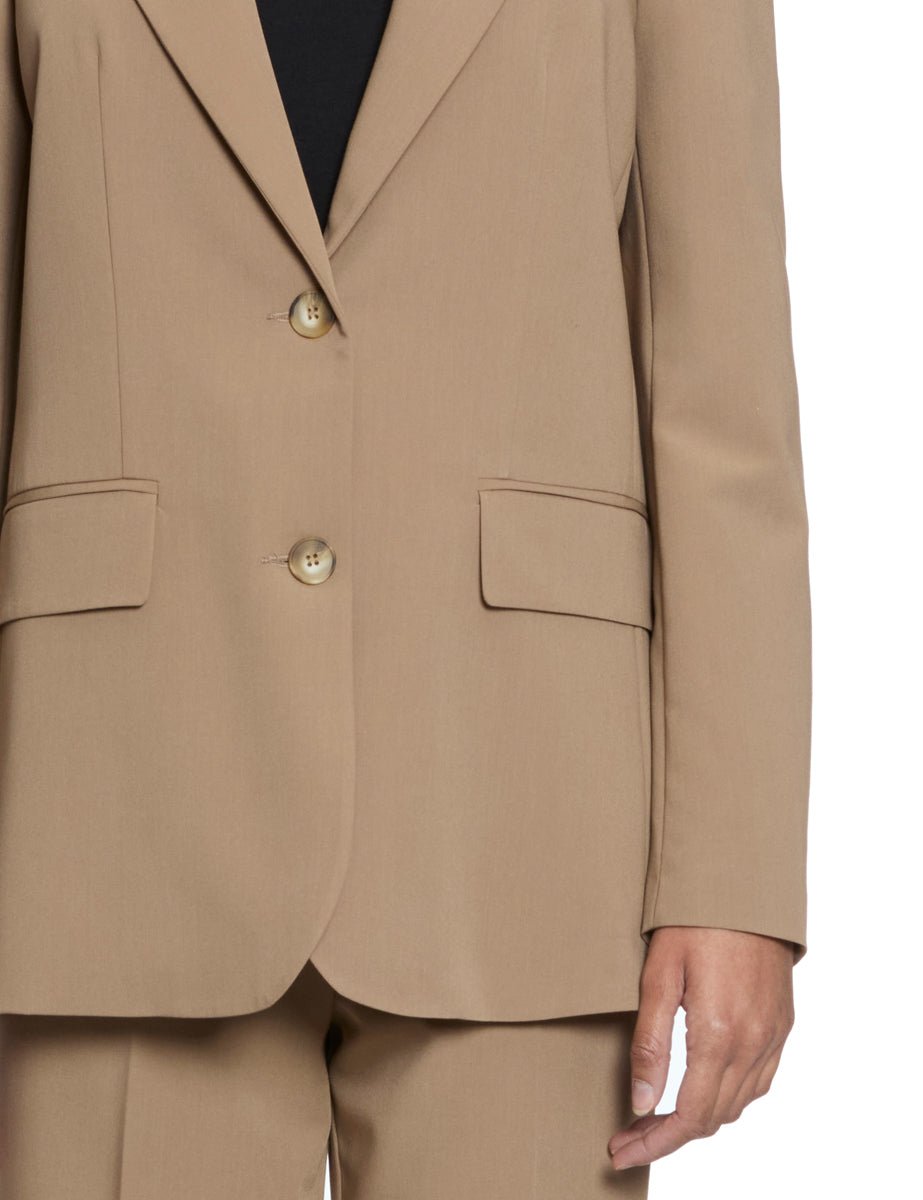 giacca monopetto due bottoni cuoio - blufrida - giacca