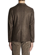 giacca monopetto tinta unita moro - bob - blazer