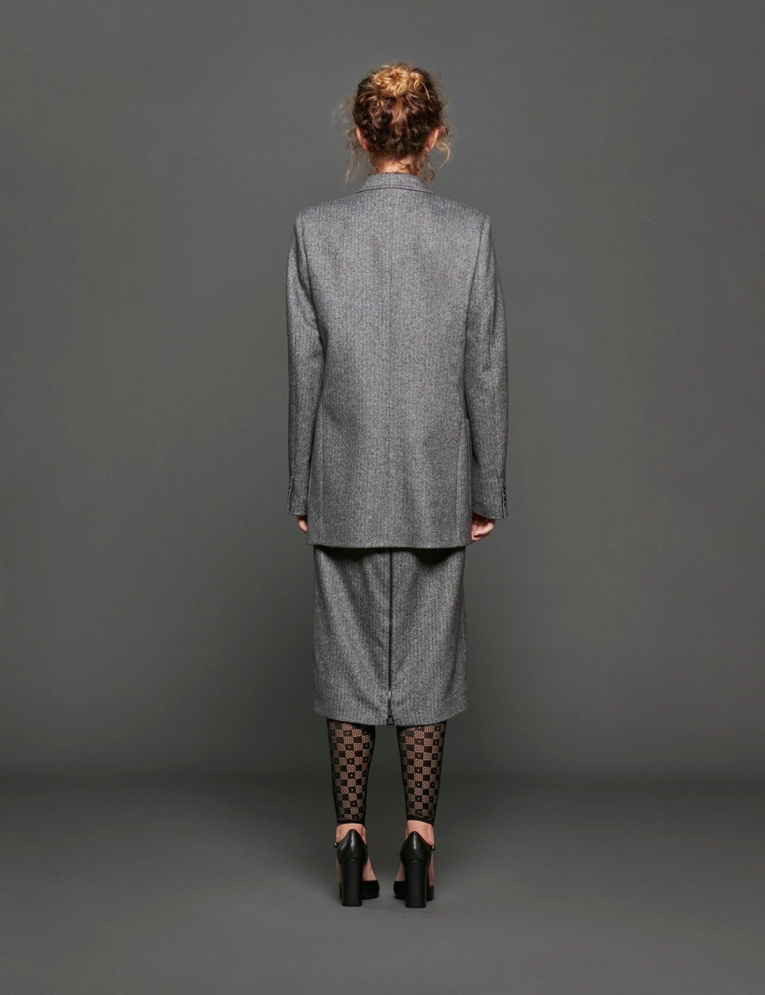 giacca over doppio petto spigato - n21 alessandro dell'acqua - blazer