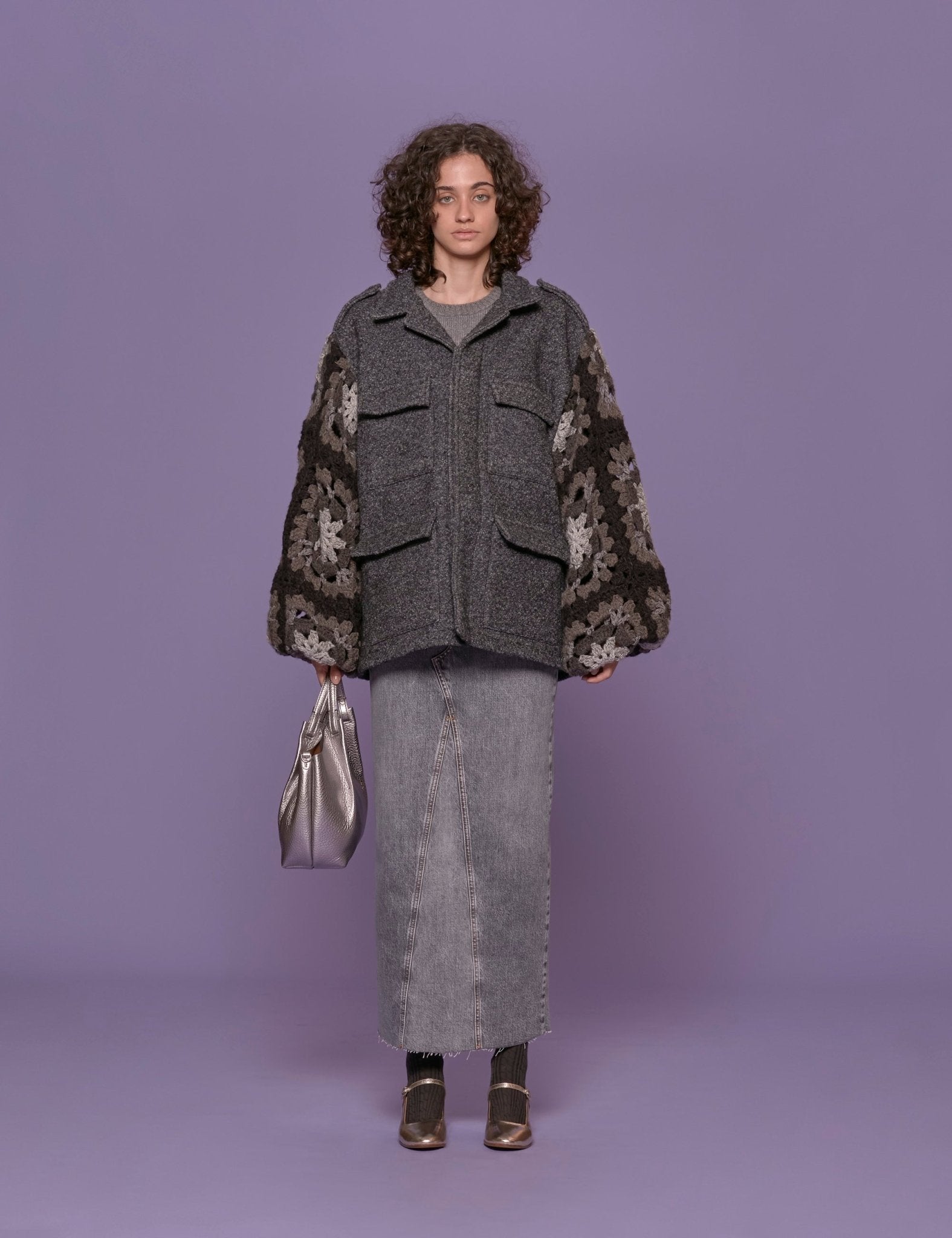 giacca sahara panno crochet - tu lize - giacca