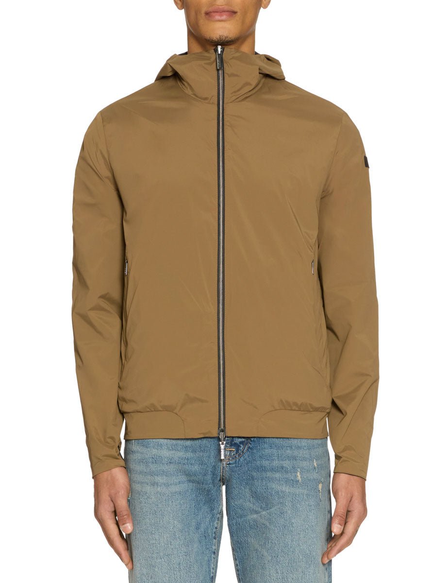 giacca summer cult reversibile nero cammello - rrd - giacca