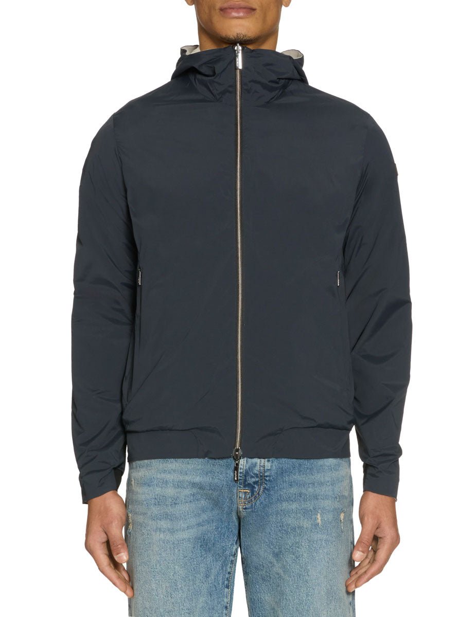 giacca summer cult reversibile sabbia blu - rrd - giacca