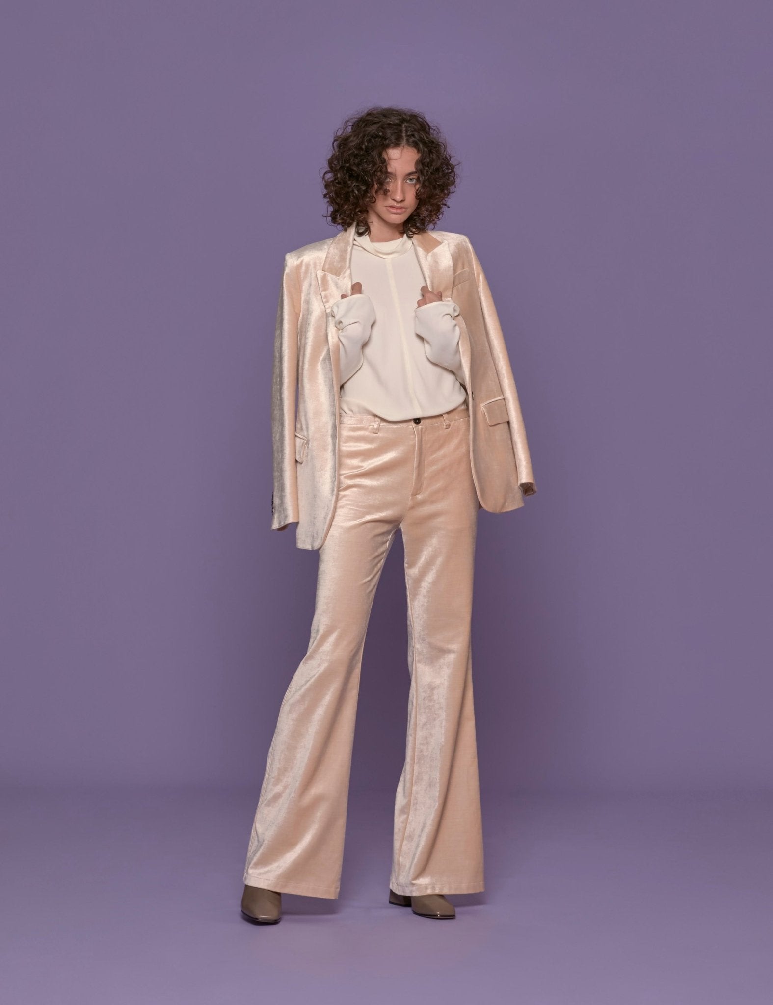 giacca velluto avorio - forte forte - blazer