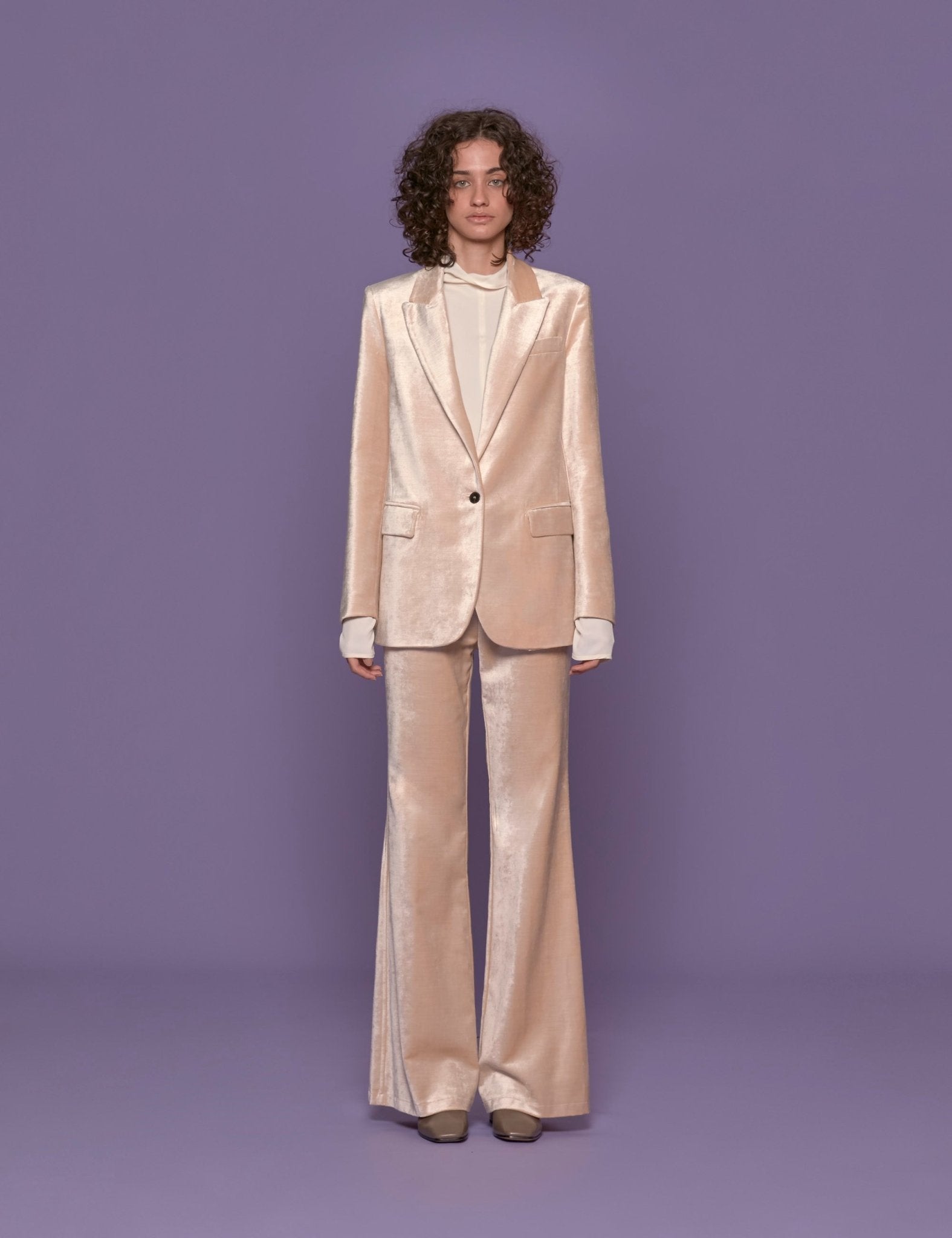 giacca velluto avorio - forte forte - blazer