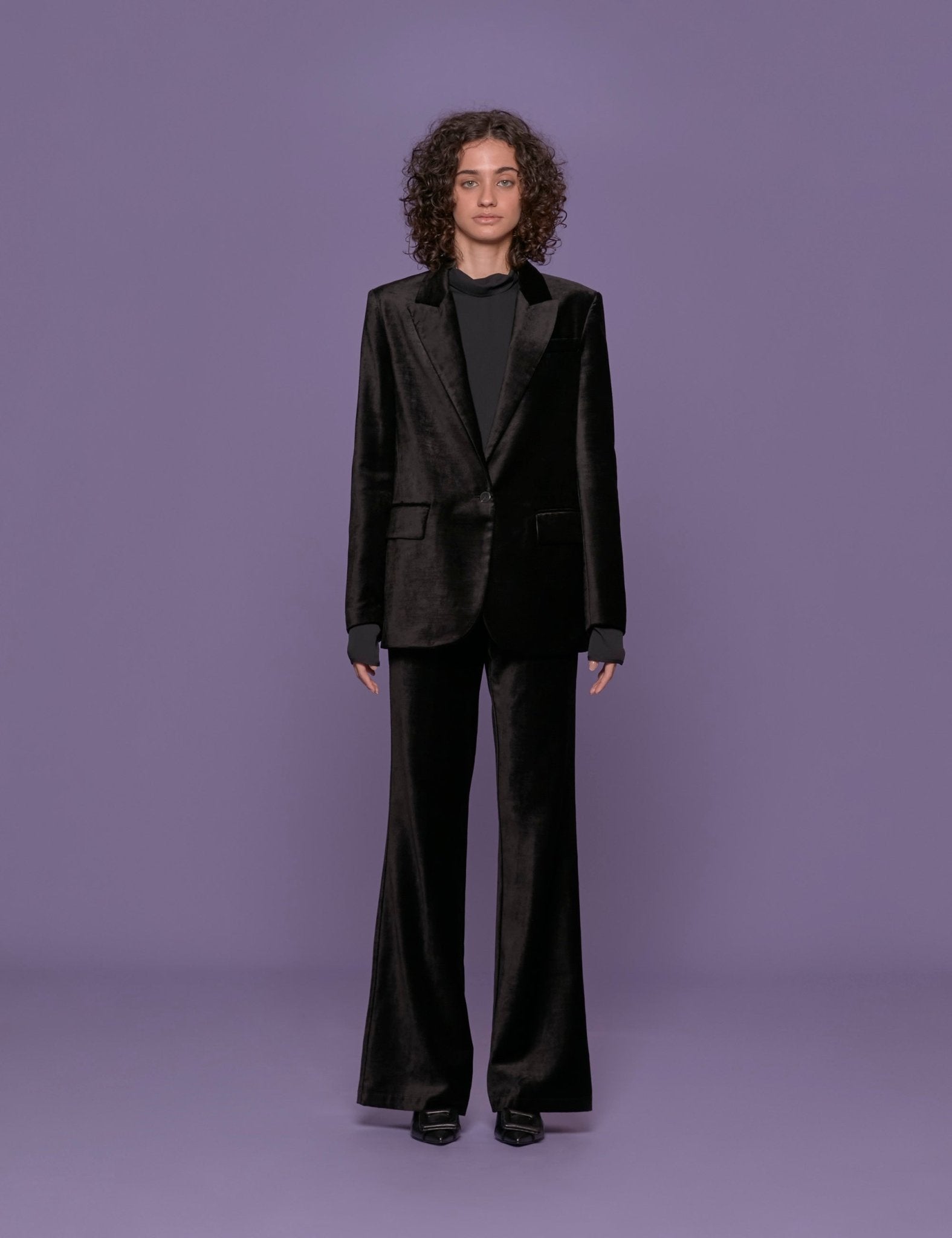 giacca velluto nero - forte forte - blazer