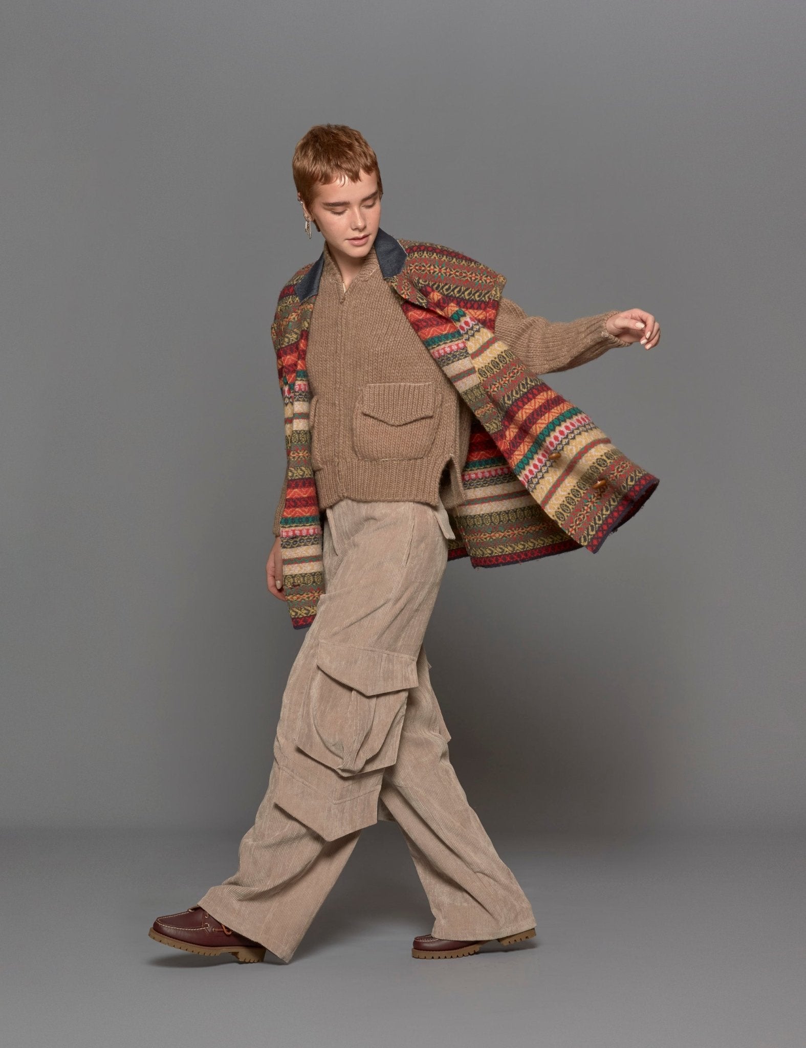 gilet charlotte maglia multicolor - jejia - gilet