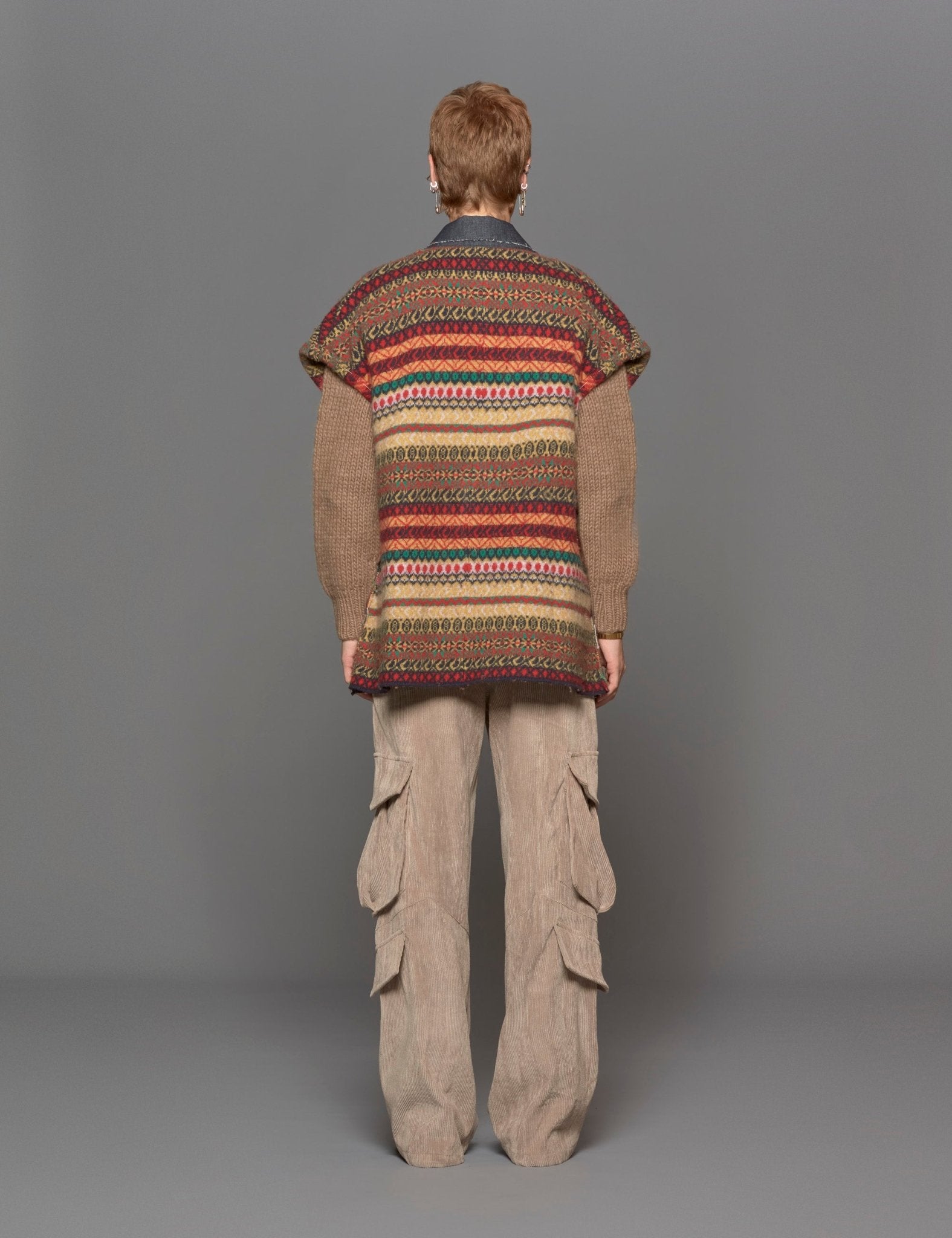 gilet charlotte maglia multicolor - jejia - gilet