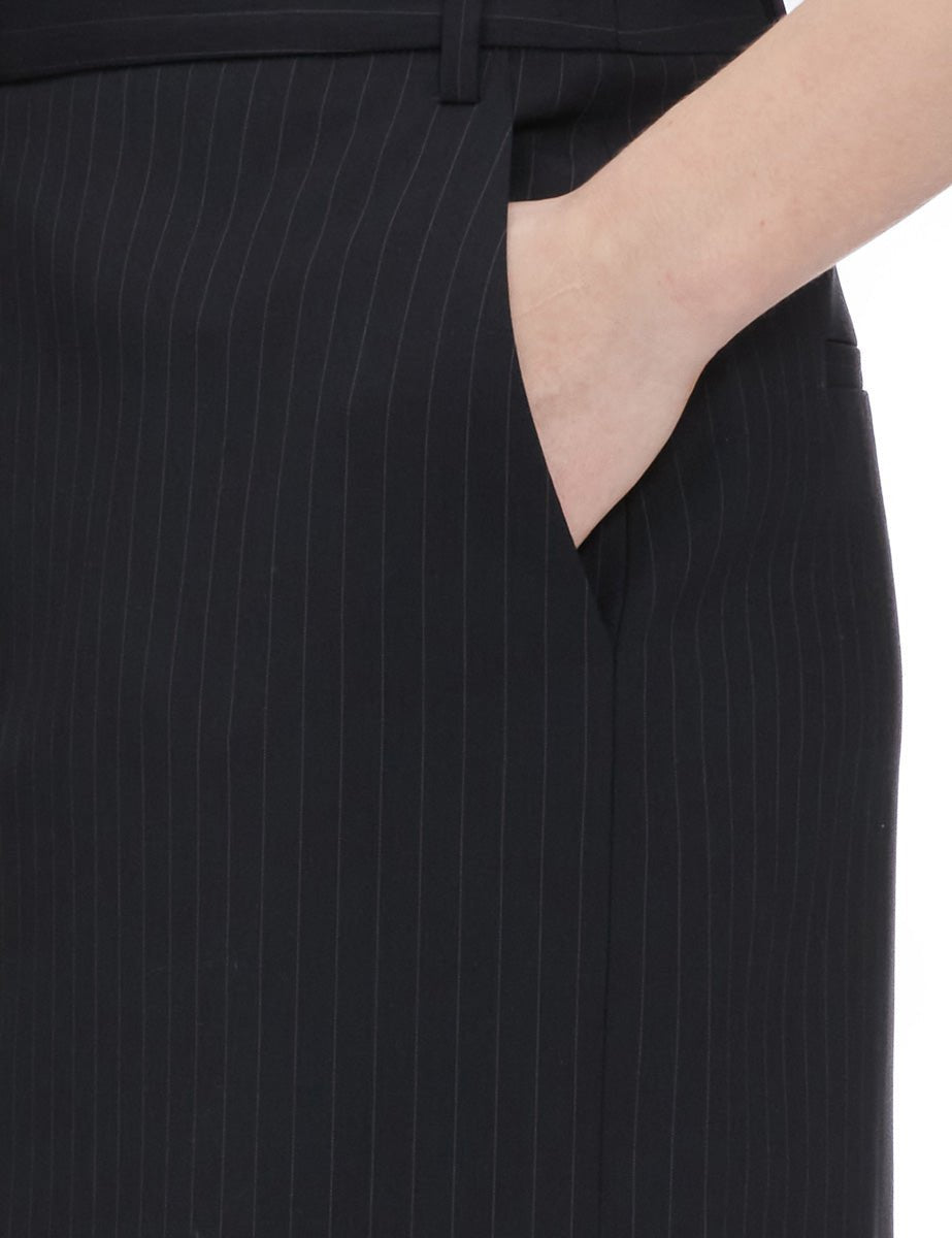 gonna dominic pinstripe navy - tibi - gonna