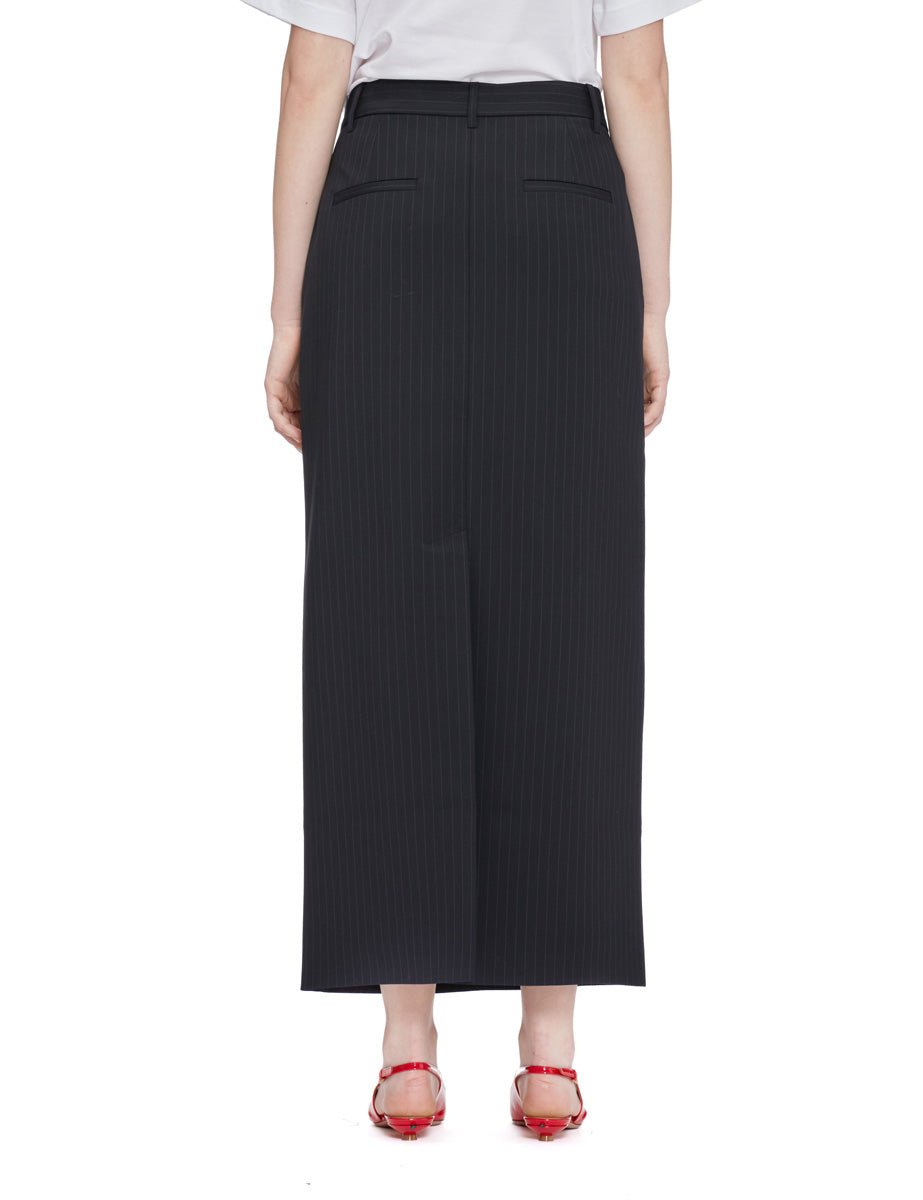 gonna dominic pinstripe navy - tibi - gonna