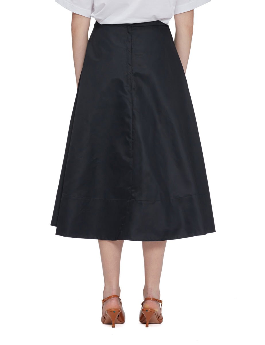 gonna eco nylon navy - tibi - gonna