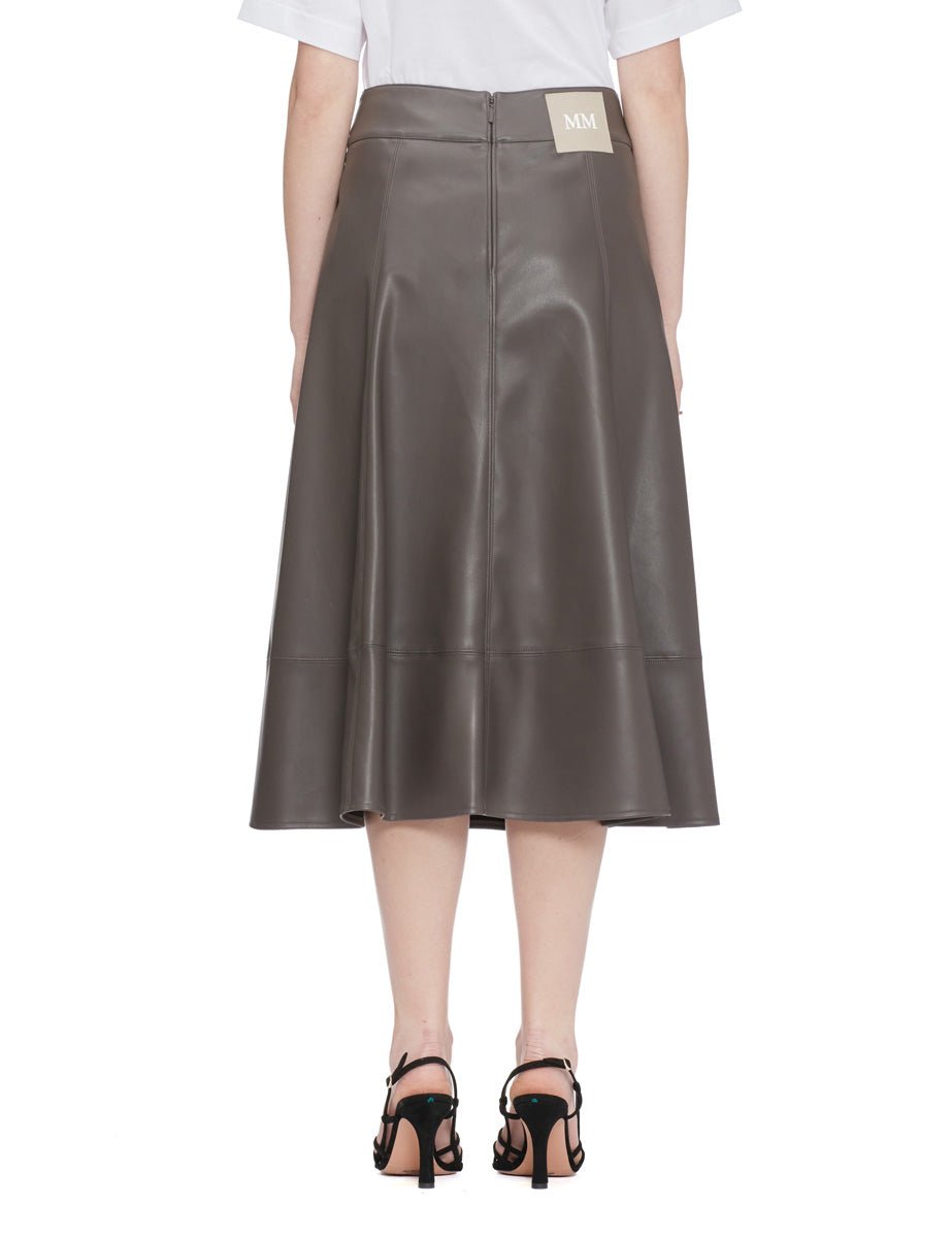 gonna jersey effetto nappa fango - max mara leisure - gonna