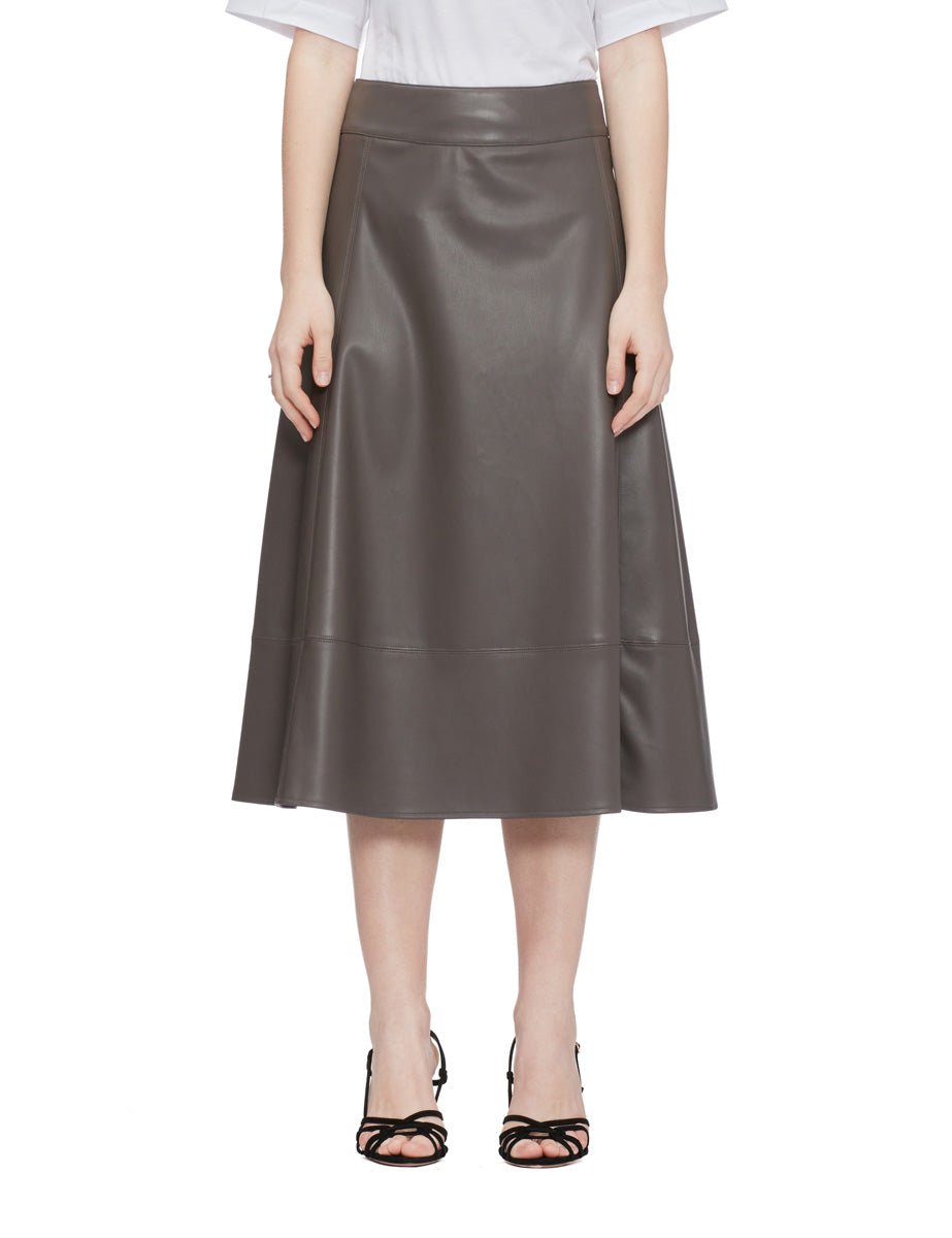 gonna jersey effetto nappa fango - max mara leisure - gonna