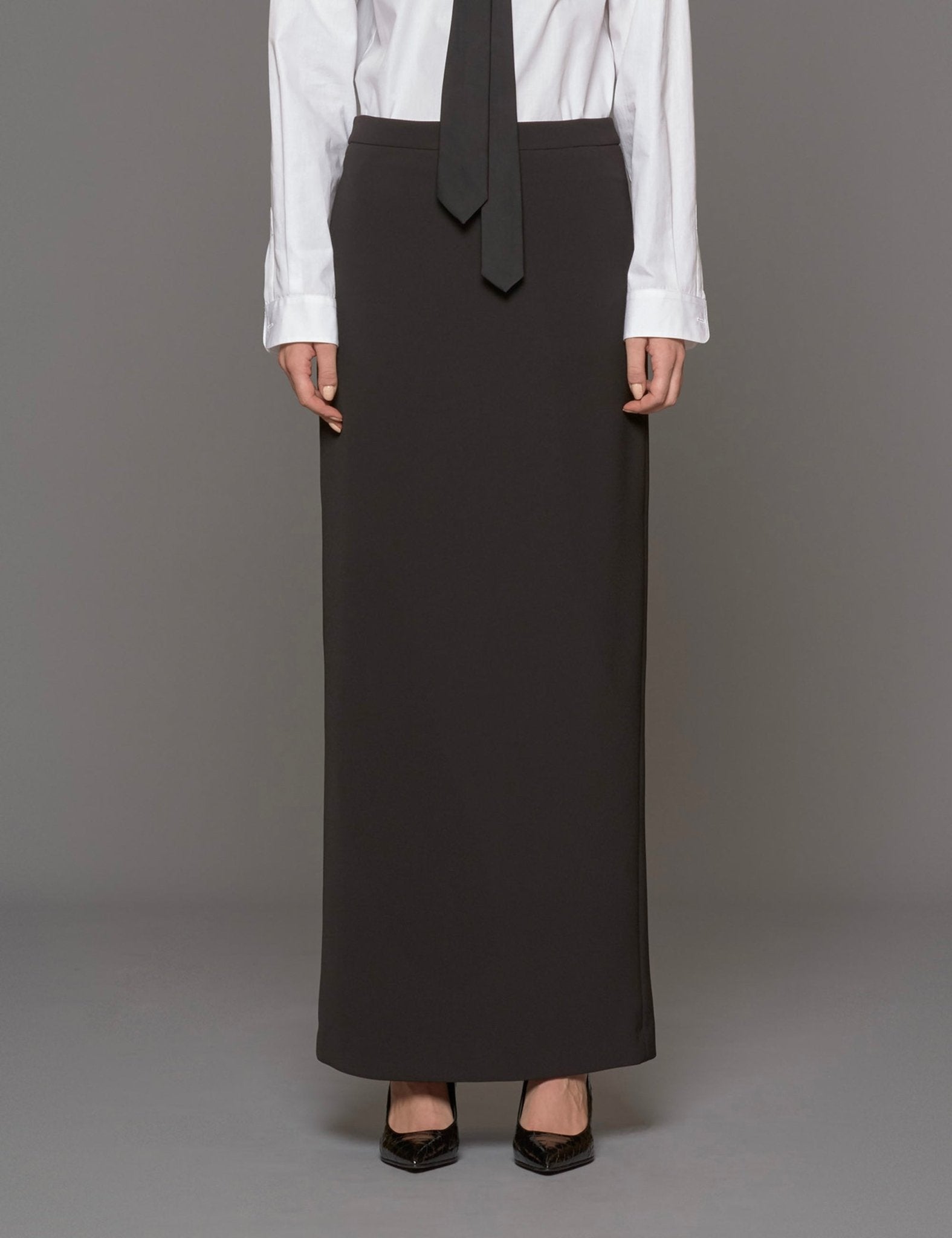 gonna lunga dritta nero - blufrida - gonna