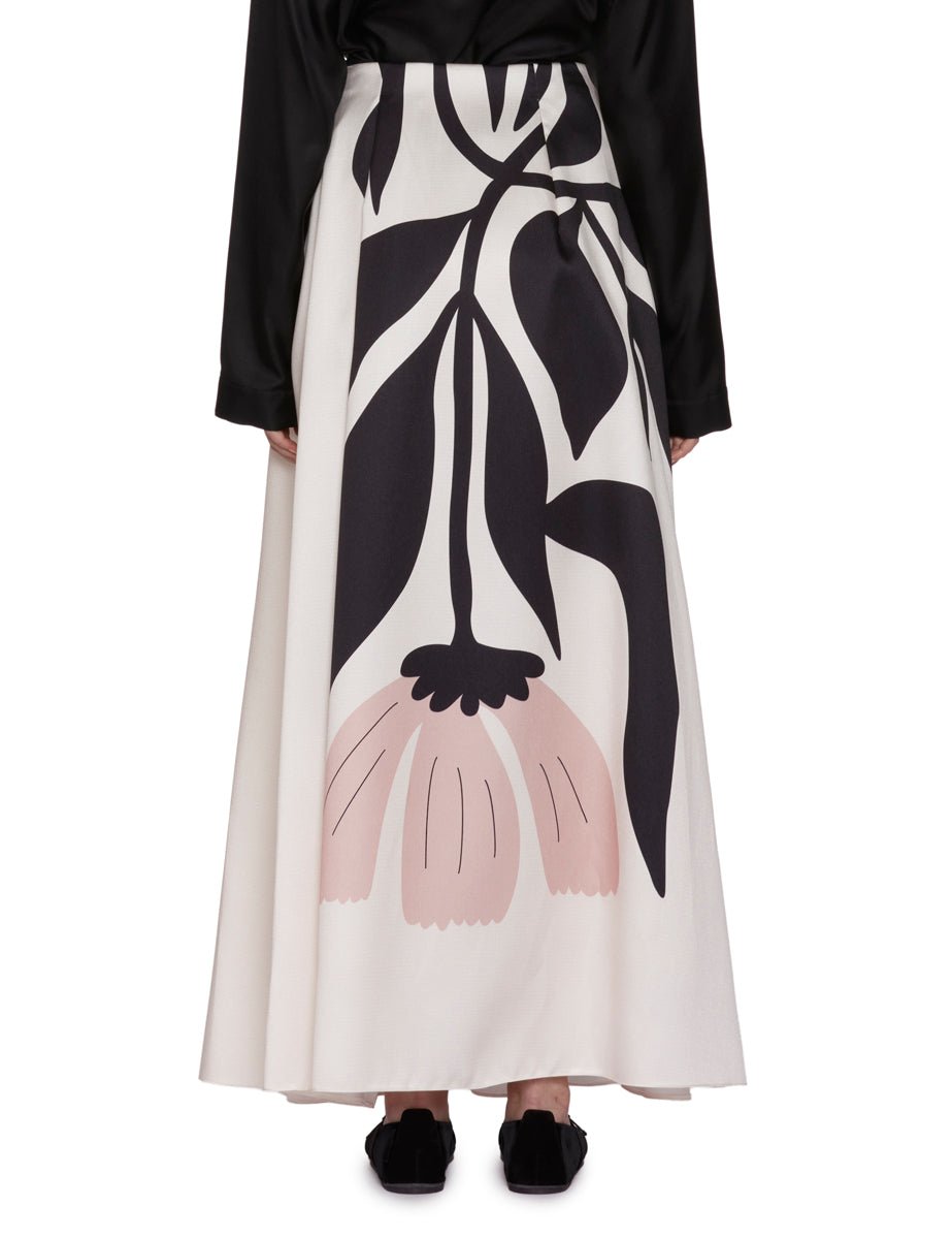 gonna lunga fantasia floreale blooming - co.go - gonna