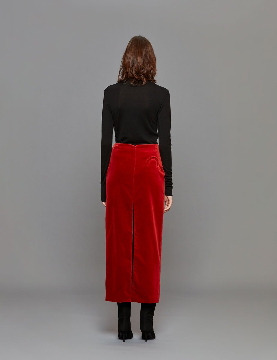 gonna maxi longuette campari - blaze - gonna