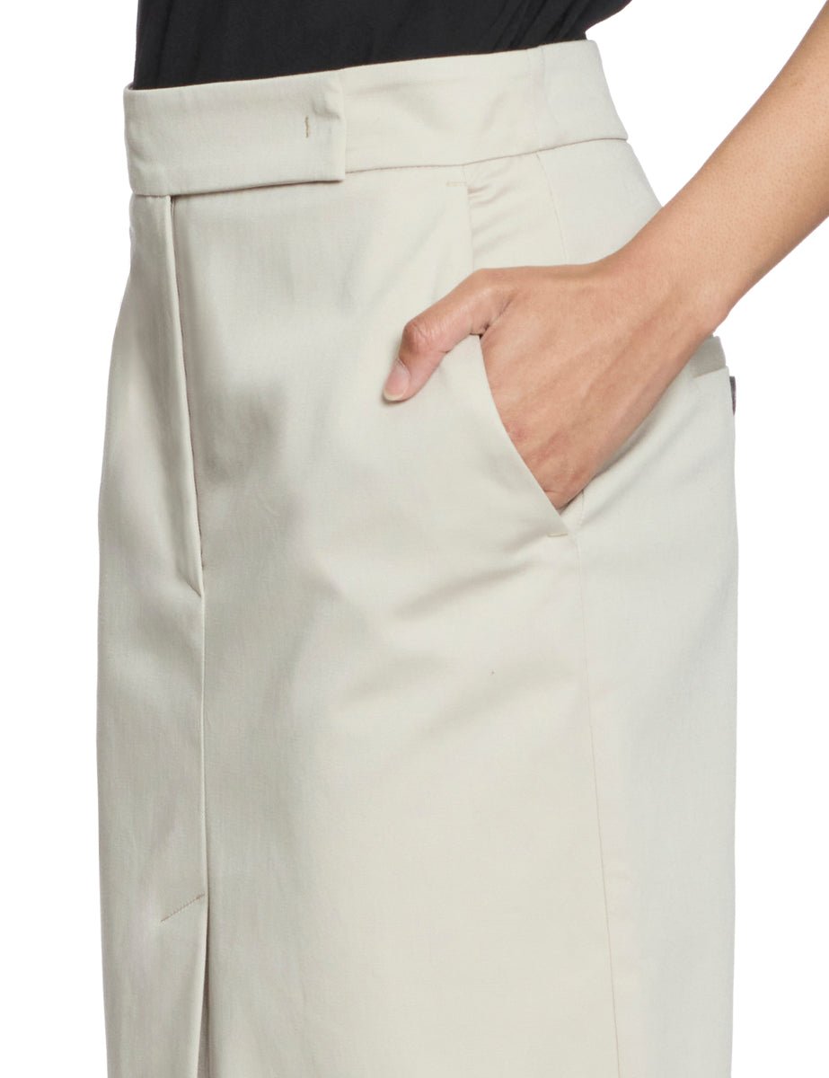 gonna tubino spacco stucco - blufrida - gonna