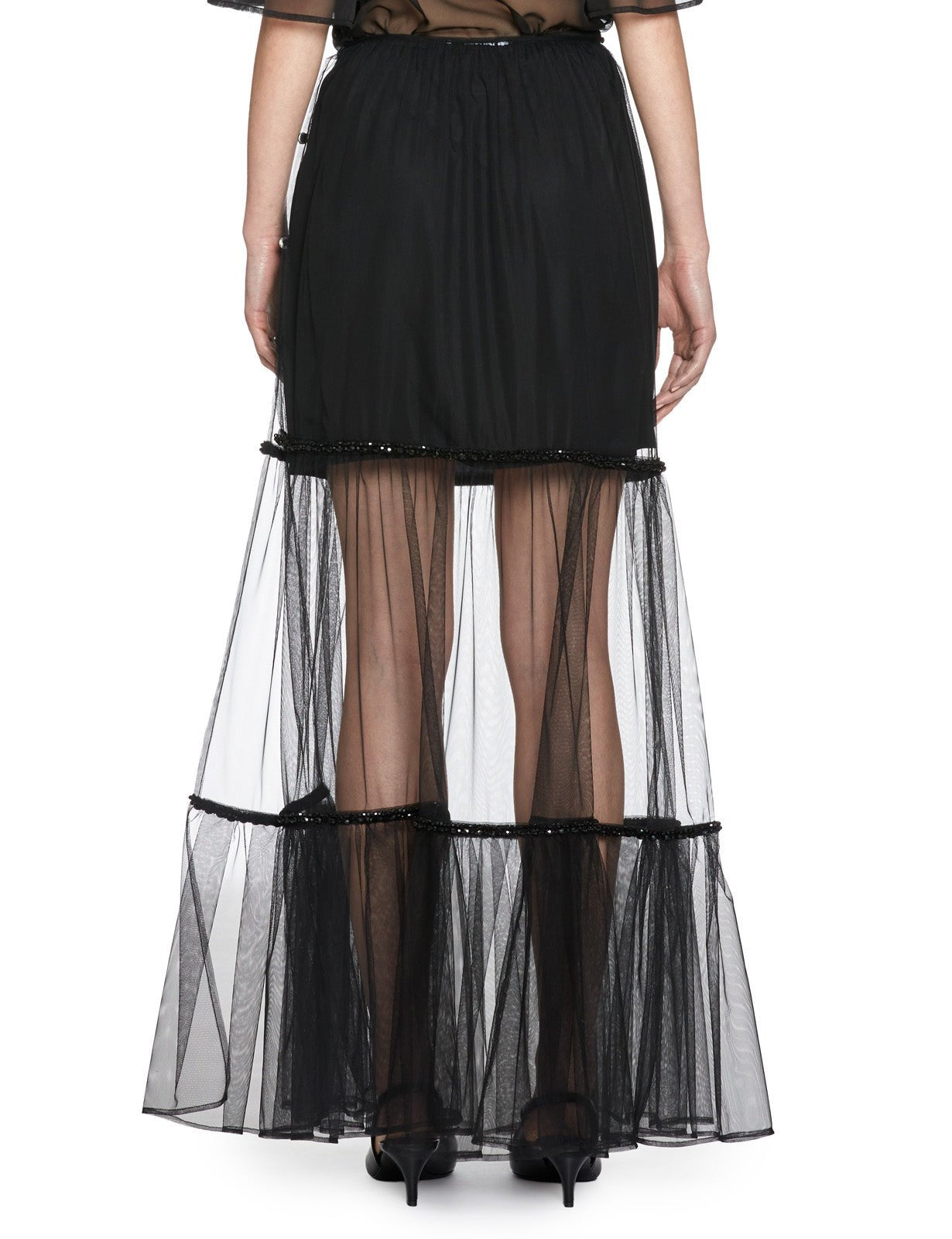 gonna tulle balze black - vivetta - gonna