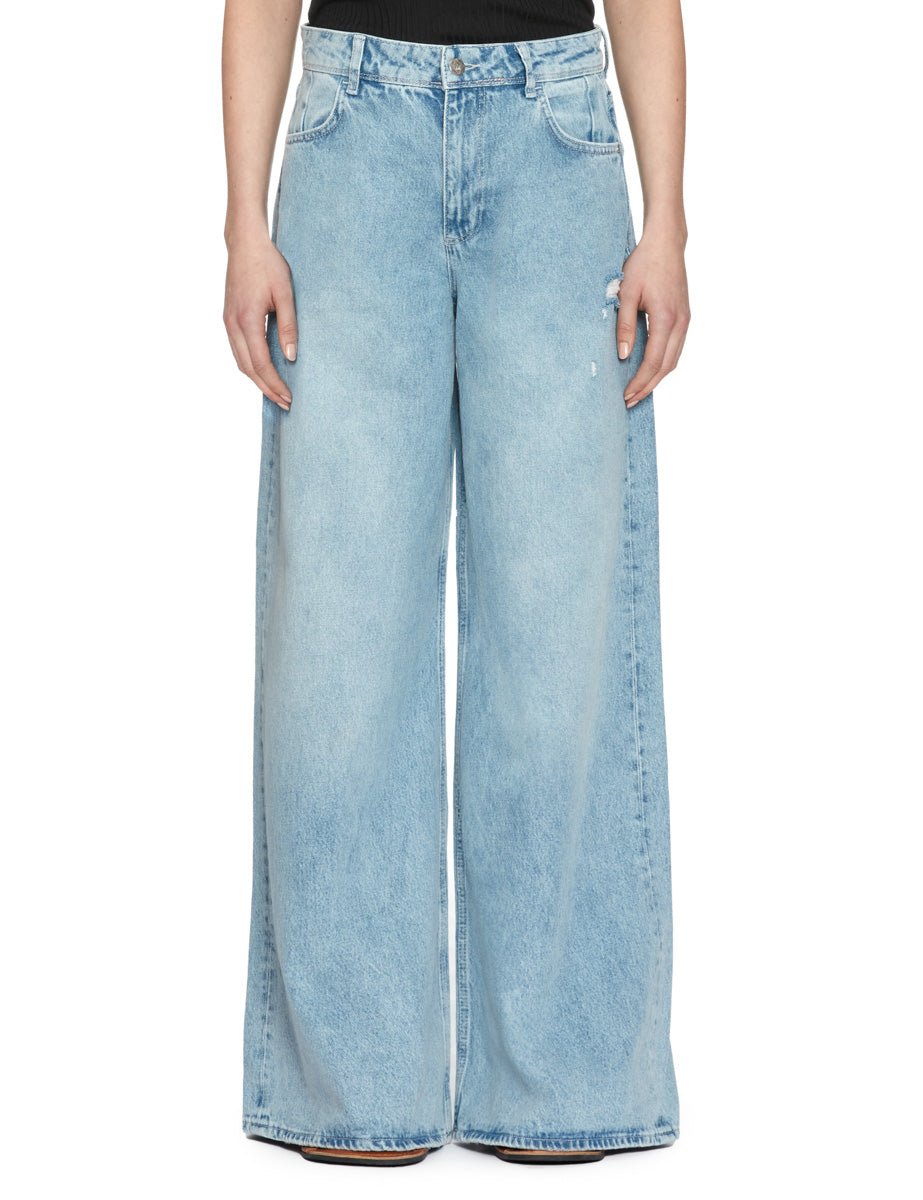 jeans baggy leg denim chiaro - pont denim - jeans