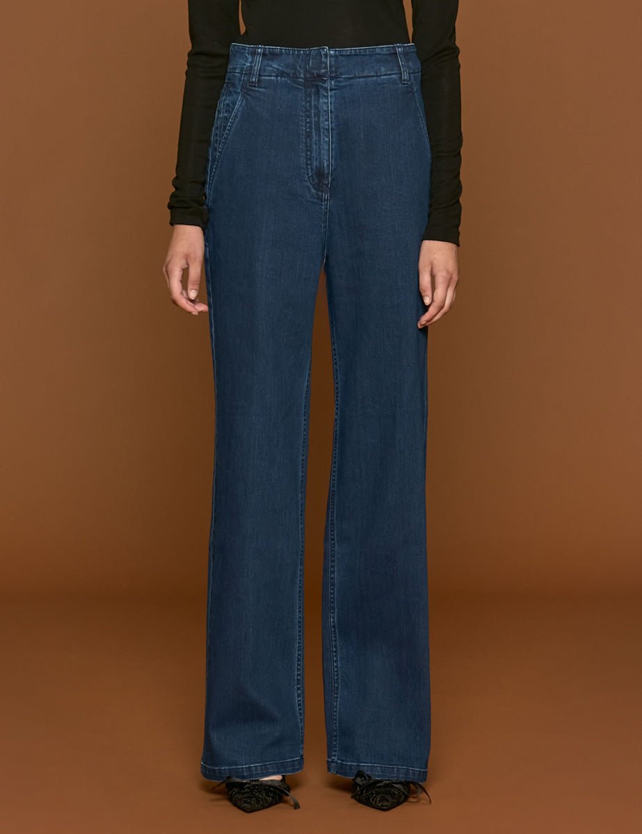jeans barry indigo - tibi - jeans