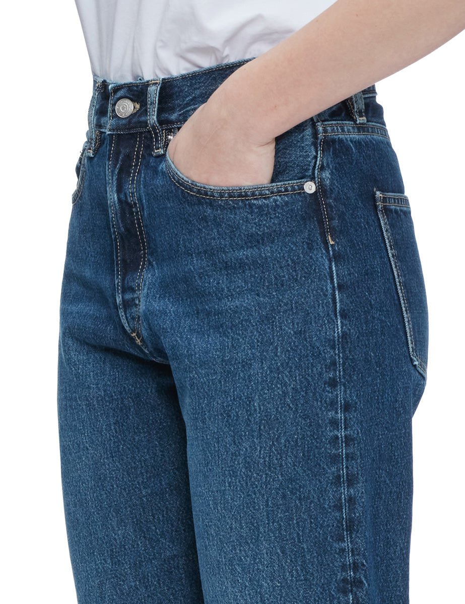 jeans bella gamba dritta navy - cycle - jeans