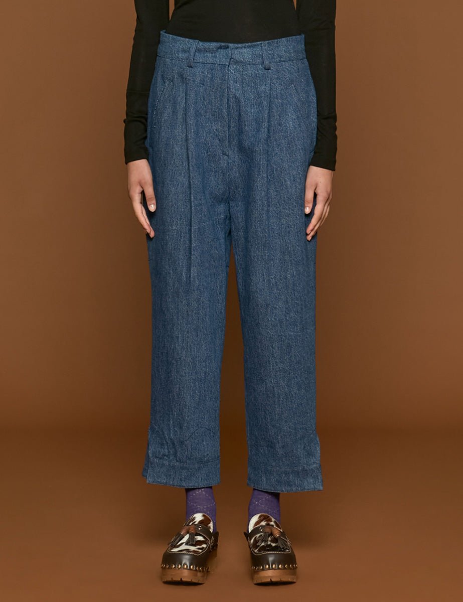 jeans caviglia blu denim - jejia - jeans