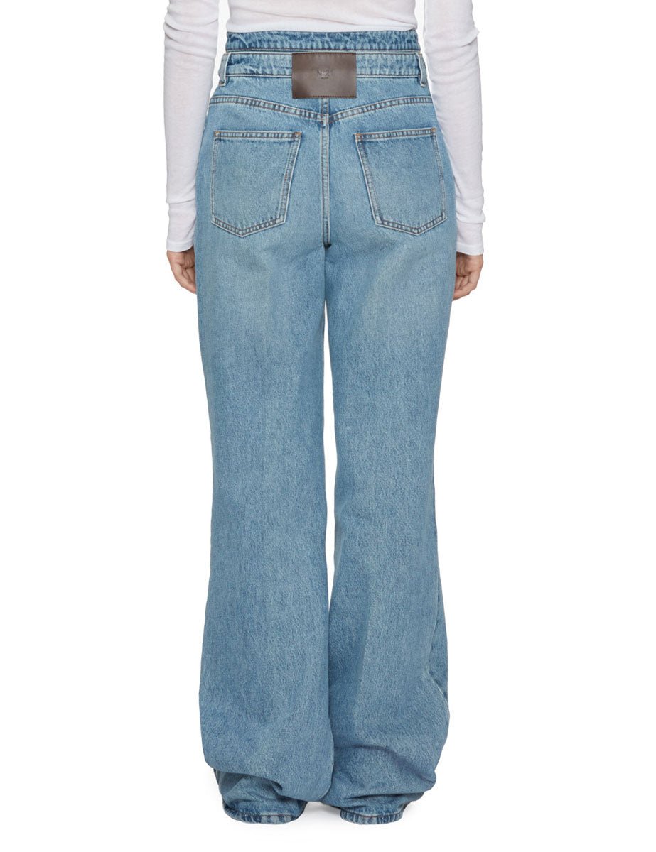 jeans cinque tasche flare denim - n21 alessandro dell'acqua - jeans