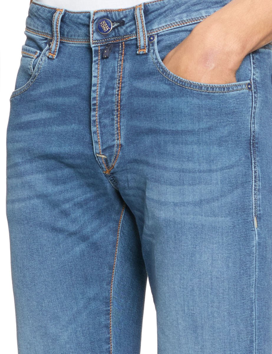 jeans cinque tasche leggero denim scuro - incotex - jeans