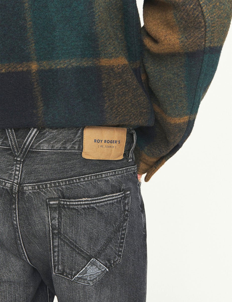 jeans dapper research black parker denim - roy rogers - jeans