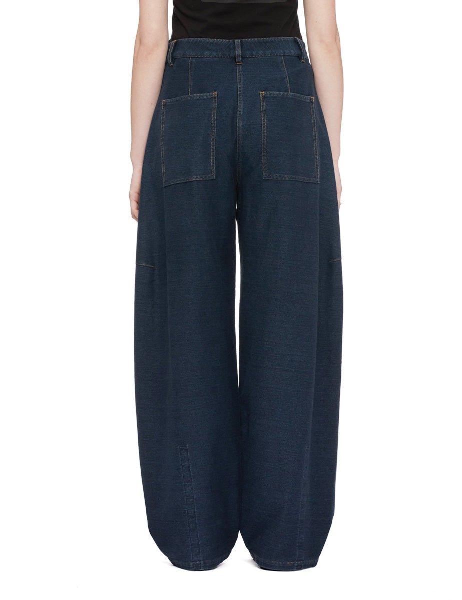 jeans knit sid indigo - tibi - jeans