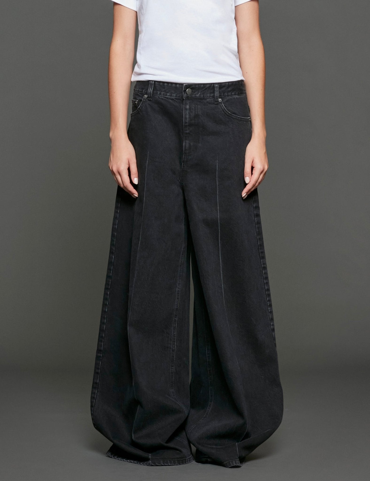 jeans murray nero - tibi - jeans