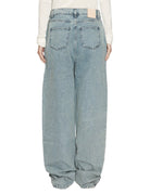 jeans over punto luce blu bleach - alysi - jeans