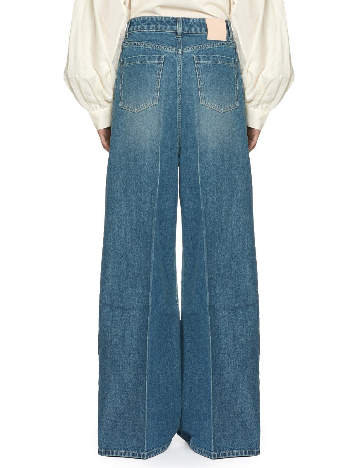 jeans over superflare denim - alysi - jeans