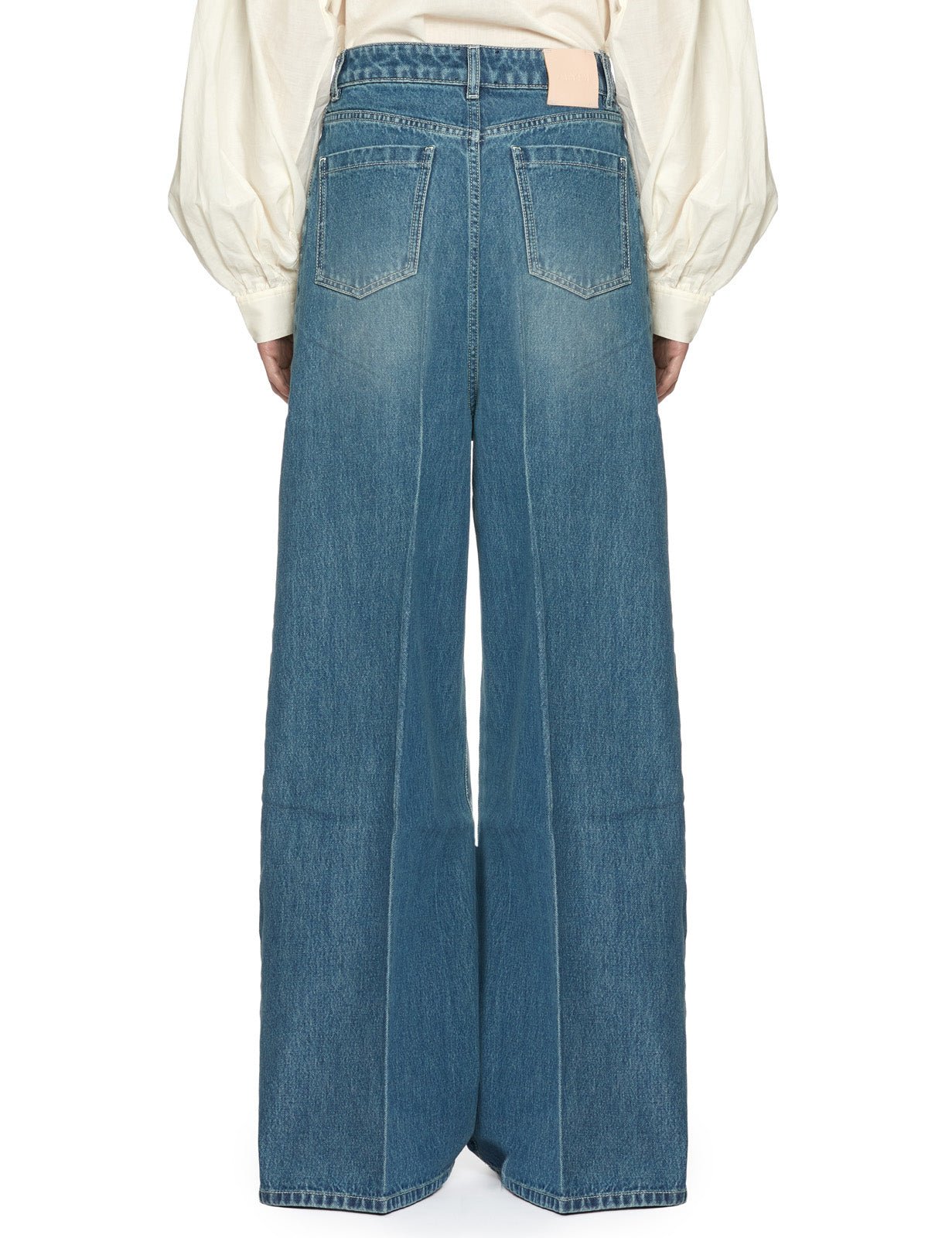 jeans over superflare denim - alysi - jeans