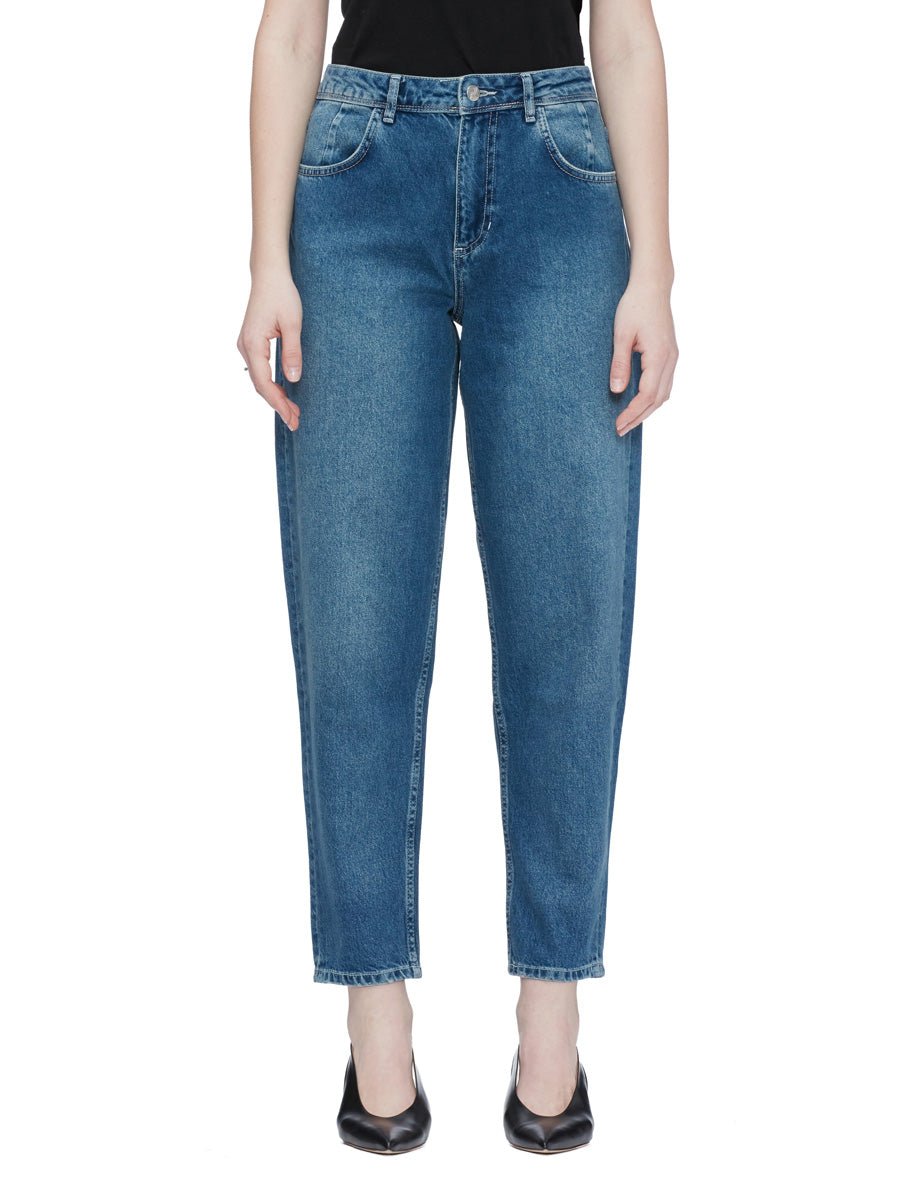 jeans regular carrot leg denim - pont denim - jeans