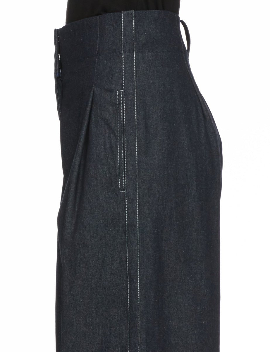 jeans rob palazzo blu denim - jejia - jeans