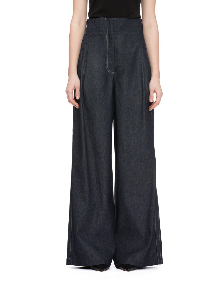 jeans rob palazzo blu denim - jejia - jeans