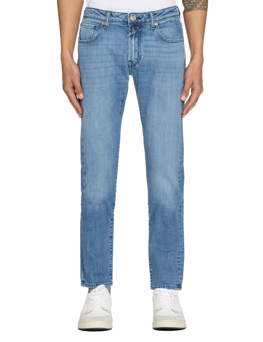 jeans skinny cinque tasche denim - incotex - jeans