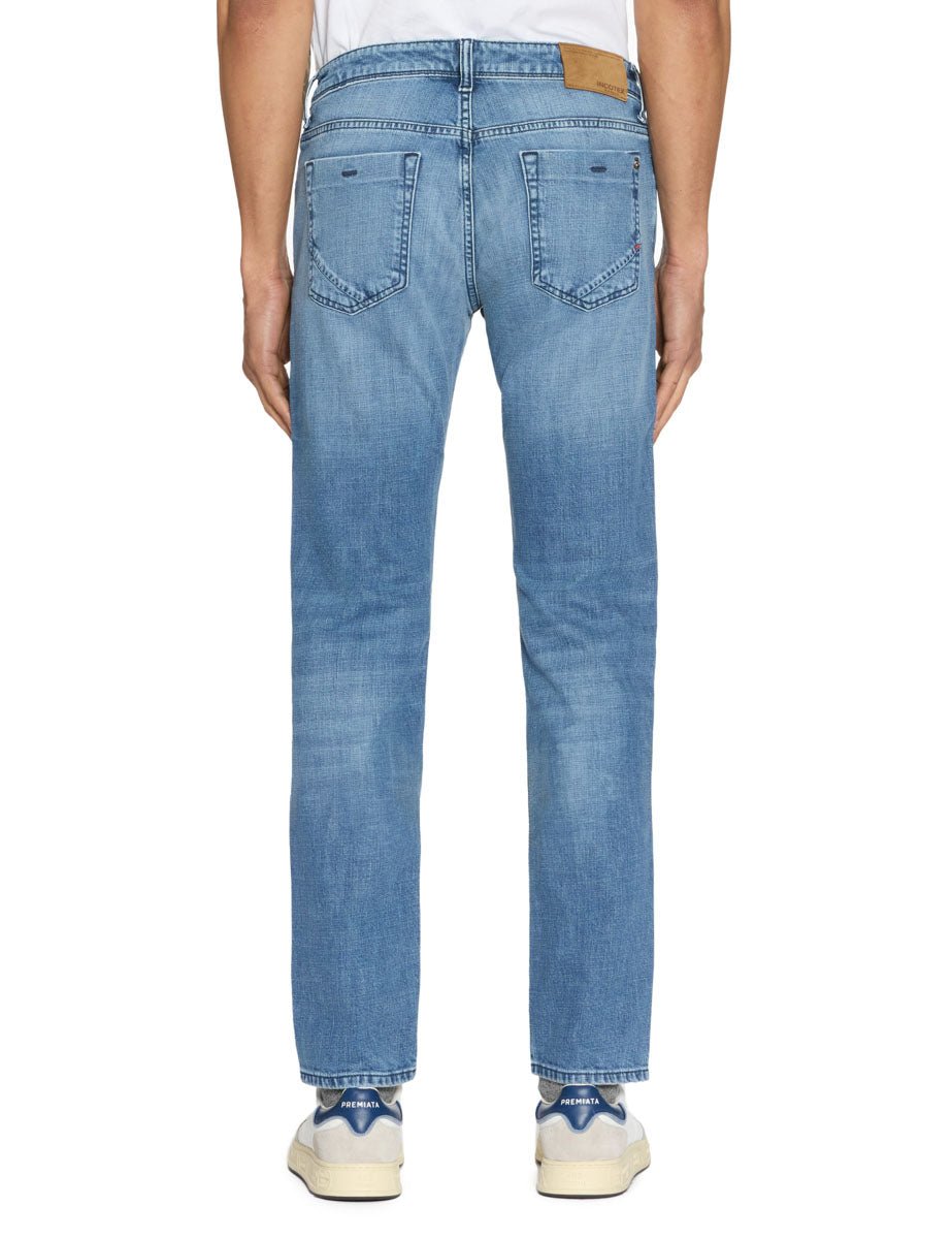 jeans skinny cinque tasche denim - incotex - jeans