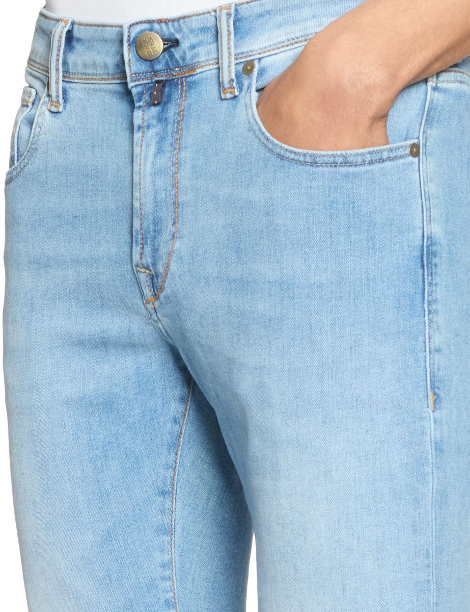 jeans skinny cinque tasche denim chiaro - incotex - jeans