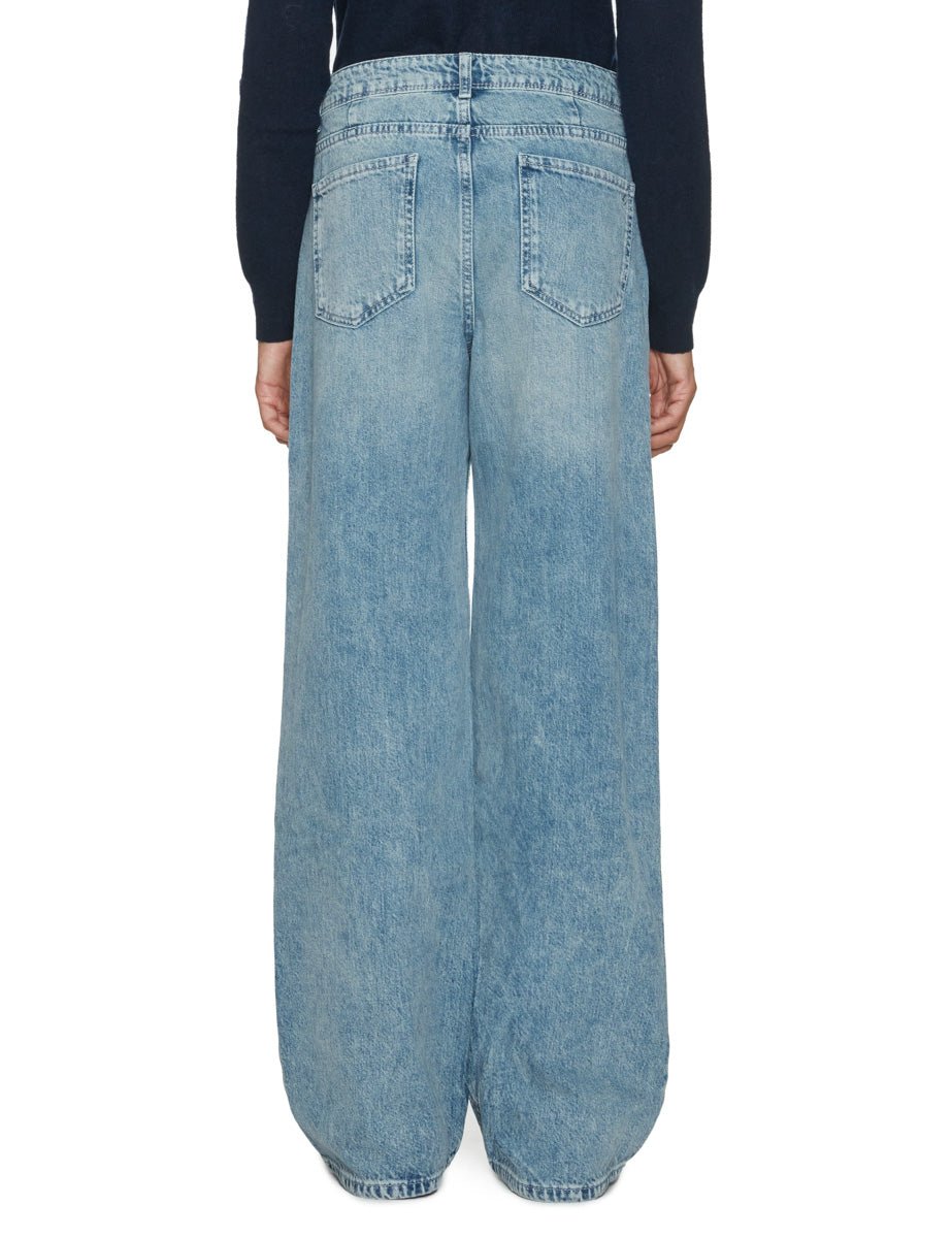 jeans straight denim blu chiaro - pont denim - jeans